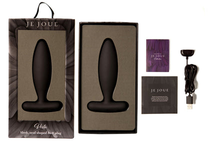 Vesta Vibrating Butt Plug Black - Anal Toys - The Naughty & Nice District - Adult Sex Toy Store