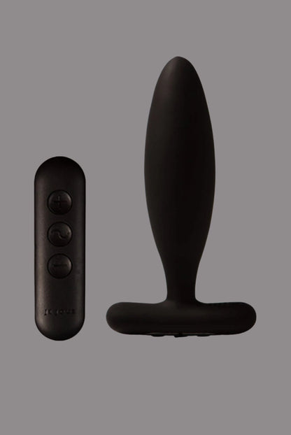 VESTA VIBRATING BUTT PLUG BLACK