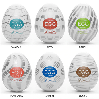 EGG New Standard 6 Pack Variety Pack - Egg Male Masturbator - The Naughty & Nice District - Adult Sex Toy Store