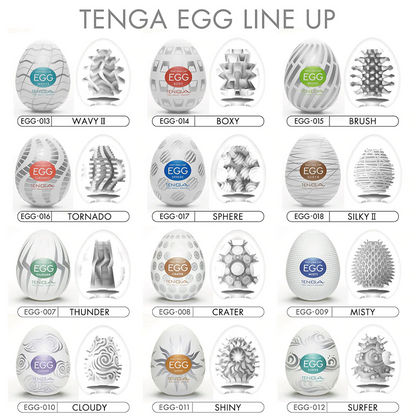 EGG New Standard 6 Pack Variety Pack - Egg Male Masturbator - The Naughty & Nice District - Adult Sex Toy Store