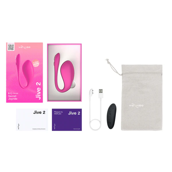 Jive 2 Electric Pink - VIbrators - The Naughty & Nice District - Adult Sex Toy Store