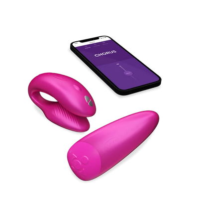 We-Vibe Chorus Couples Vibrator with Squeeze Remote and Touch-Sense Technology - VIbrators - The Naughty & Nice District - Adult Sex Toy Store