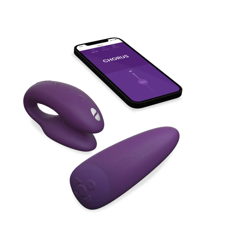 We-Vibe Chorus Couples Vibrator with Squeeze Remote and Touch-Sense Technology - VIbrators - The Naughty & Nice District - Adult Sex Toy Store