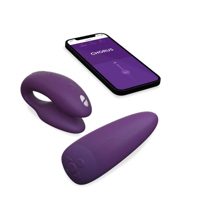 We-Vibe Chorus Couples Vibrator with Squeeze Remote and Touch-Sense Technology - VIbrators - The Naughty & Nice District - Adult Sex Toy Store