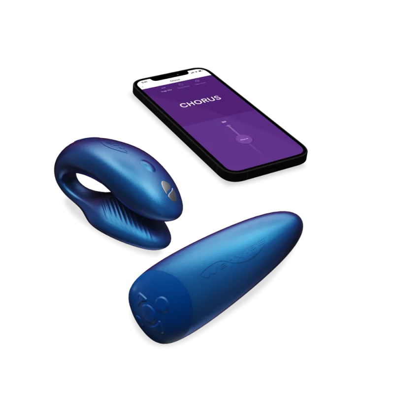 We-Vibe Chorus Couples Vibrator with Squeeze Remote and Touch-Sense Technology - VIbrators - The Naughty & Nice District - Adult Sex Toy Store