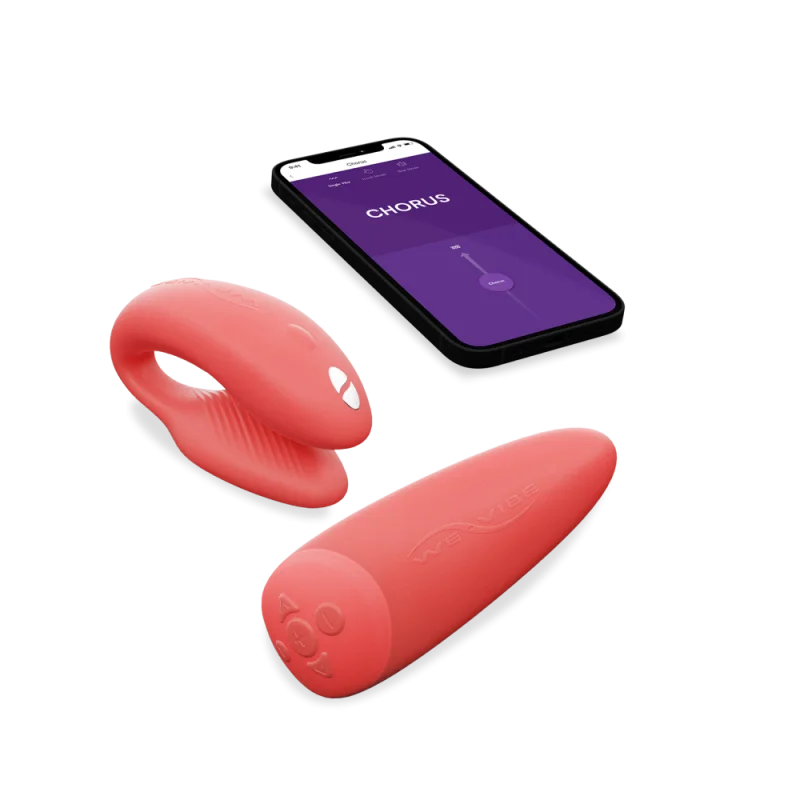 We-Vibe Chorus Couples Vibrator with Squeeze Remote and Touch-Sense Technology - VIbrators - The Naughty & Nice District - Adult Sex Toy Store