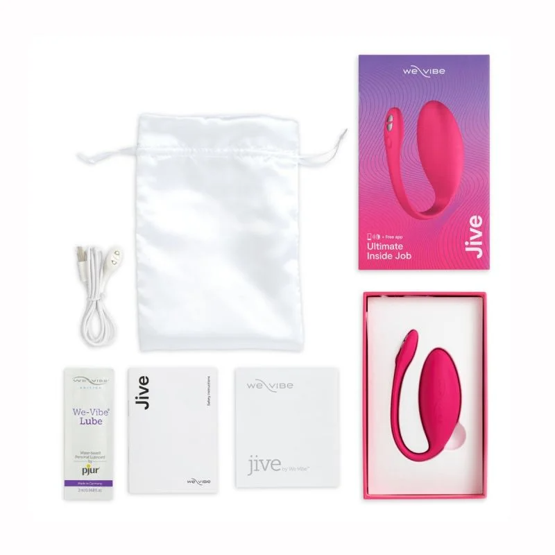 We-Vibe, Jive - Electric Pink and Blue - VIbrators - The Naughty & Nice District - Adult Sex Toy Store