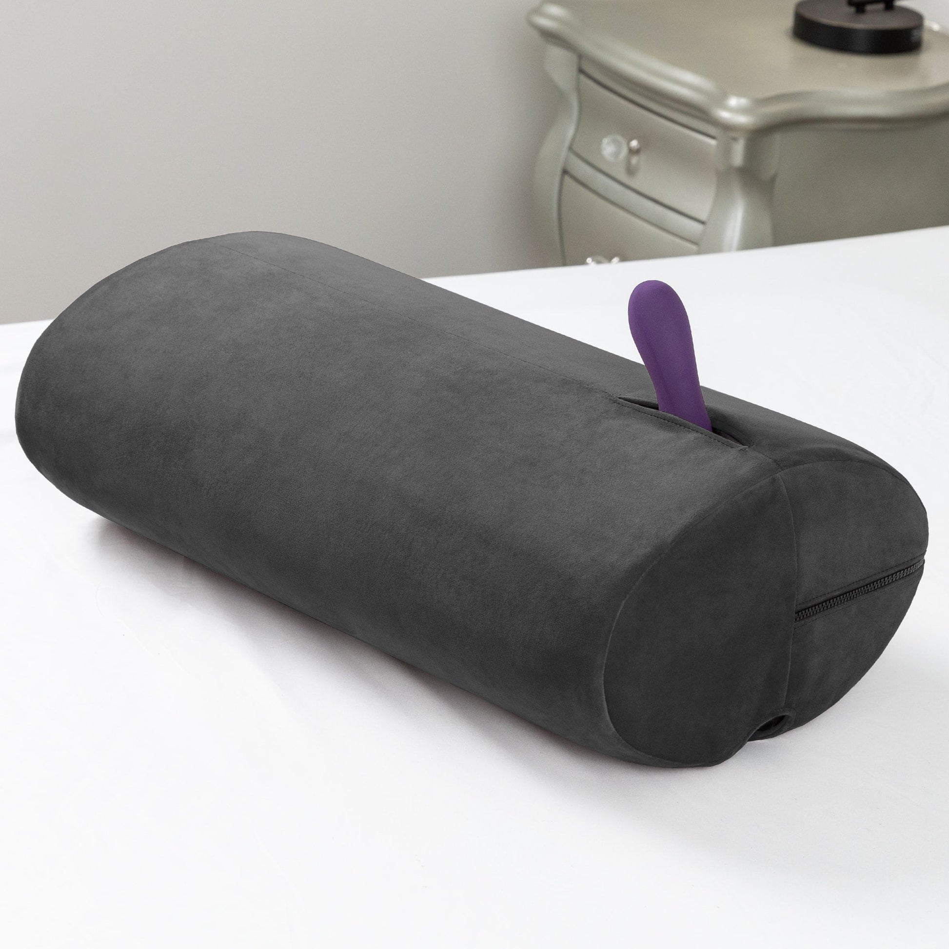 Wing Sex Toy Mount - Black Microvelvet - Sex Furniture - The Naughty & Nice District - Adult Sex Toy Store