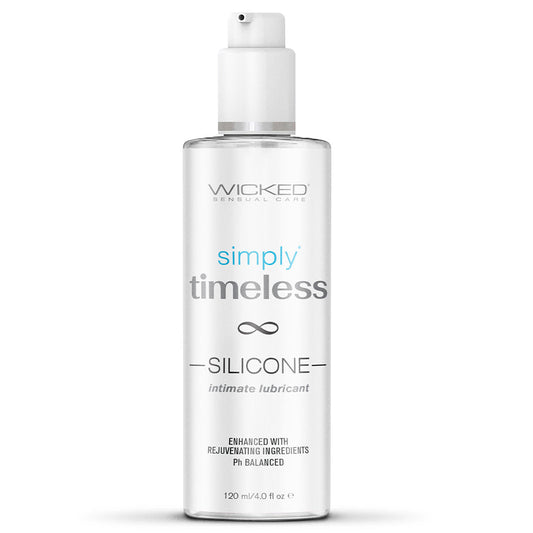 Simply Timeless Silicone 4 oz - Silicone-Based Lubes - The Naughty & Nice District - Adult Sex Toy Store