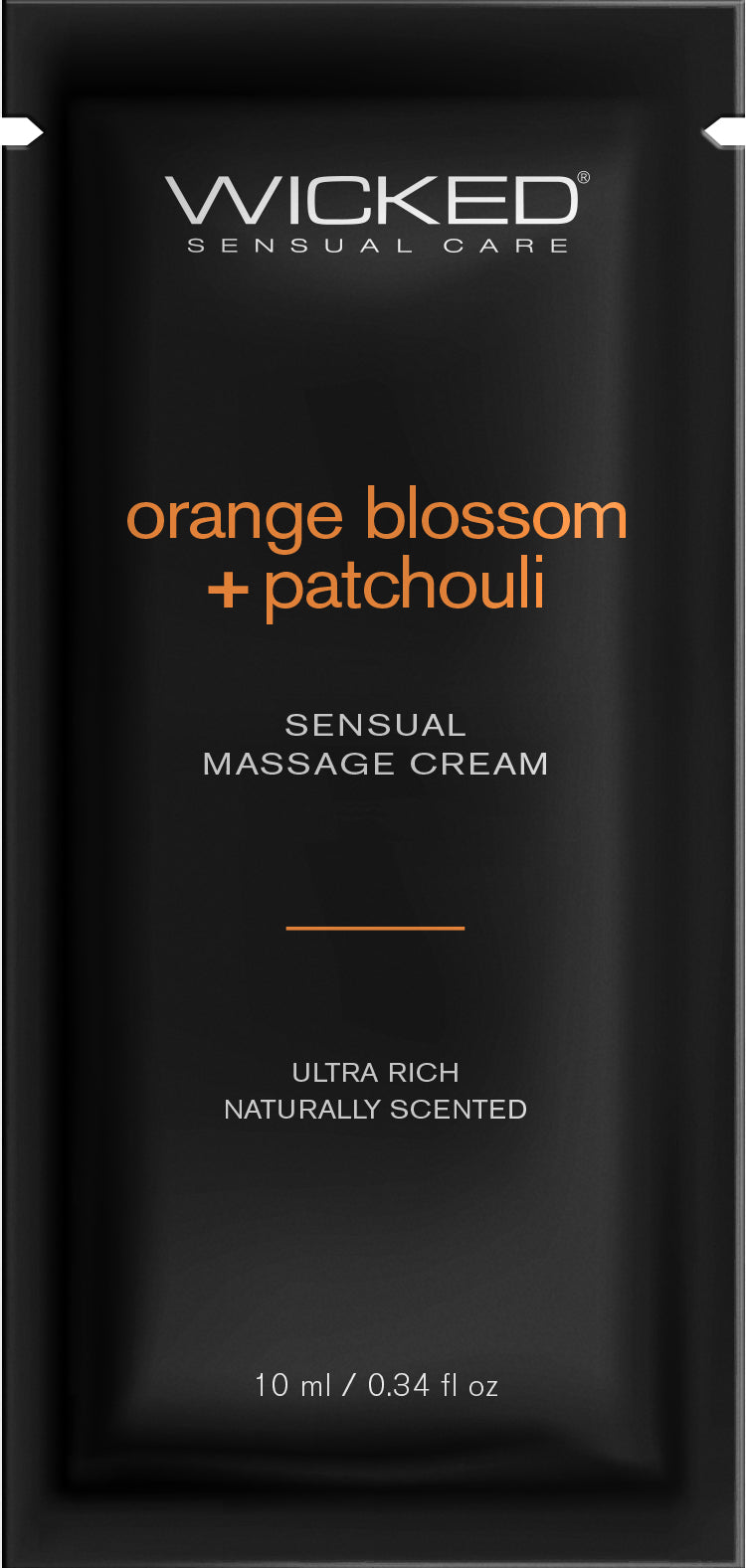 Orange Blossom + Patchouli Massage Cream .34oz - Lubes - The Naughty & Nice District - Adult Sex Toy Store