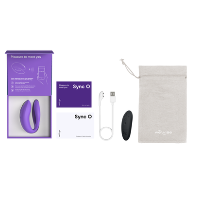 We-Vibe, Sync O - Velvet - VIbrators - The Naughty & Nice District - Adult Sex Toy Store